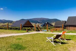 Domki Zagroda &ndash; domki z kominkiem, w g&oacute;rach, sauna, balia, basen | Beskidy