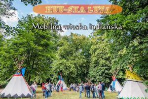Mobilna wioska indiańska Huu-Ska Luta. Raven Dariusz Lipecki.