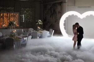 Obcykani &ndash; fotobudka, ciężki dym, fontanny iskier