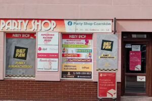 Party Shop – prezenty, hel do balonów, dj na imprezy, zabawki, DPD. fajerwerki