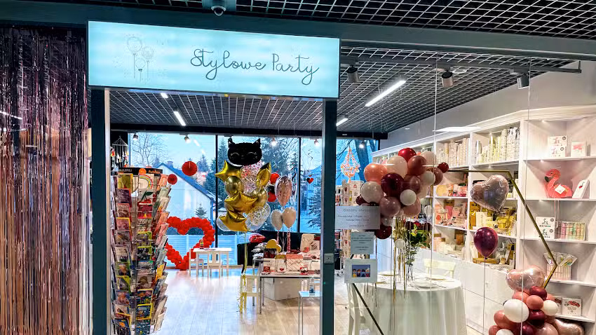 Stylowe Party. Dekoracje imprezowe. Balony z helem.