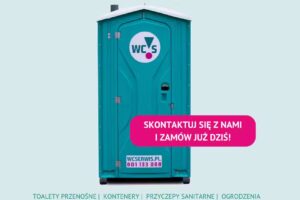 WC SERWIS – Toalety przenośne – WYNAJEM – Na budowę, Na imprezę