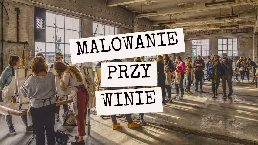 Wino Grono Art malowanie przy winie